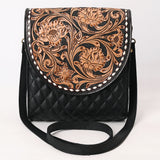 American Darling Hand Curved Genuine Leather Crossbody Bag