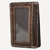 American Darling Card-Holder Stylish Hair-On Genuine Western Leather Women & Men - Brown