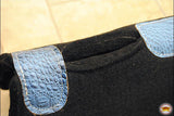 HILASON Western Wool Felt Horse Saddle Pad W/ Distressed Wear Leather | for Horses