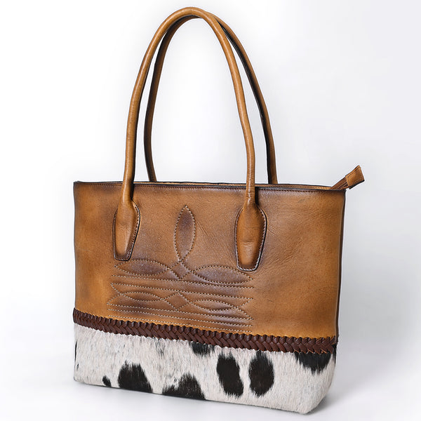 American Darling Tote Hair On Full Grain Genuine Leather Western Women Bag Handbag Purse | Travel Bags College - Uhorse