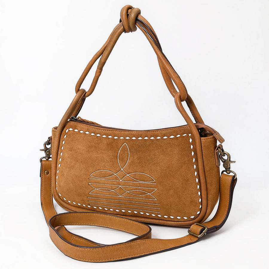 American Darling Crossbody Suede Full Grain Genuine Western Leather Women Bag | Handbag Purse for Cute - Uhorse