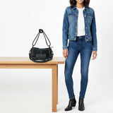 American Darling Crossbody Suede Full Grain Genuine Western Leather Women Bag | Handbag Purse for Cute