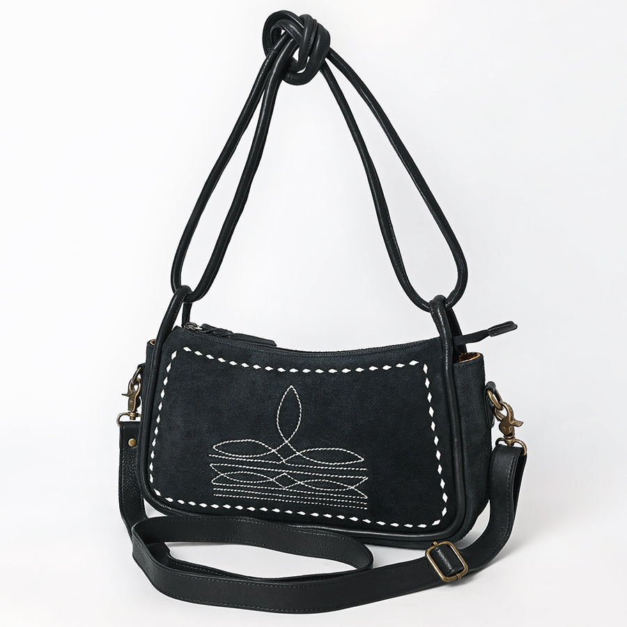 American Darling Crossbody Suede Full Grain Genuine Western Leather Women Bag | Handbag Purse for Cute - Uhorse