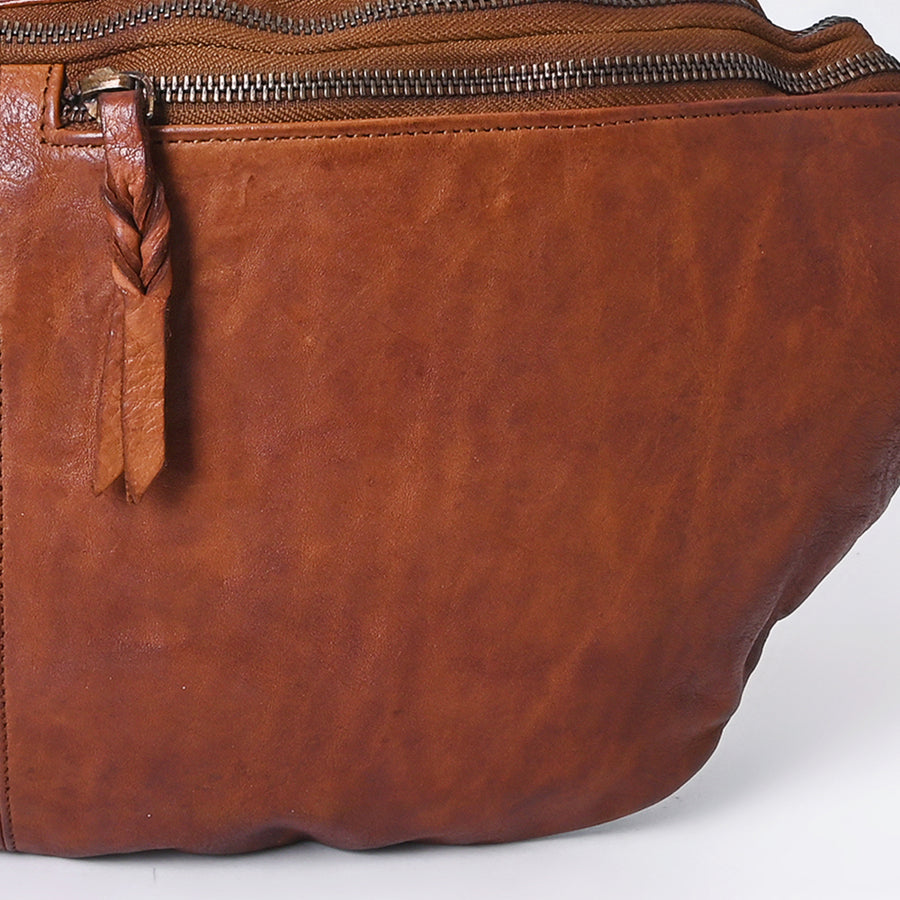 Spaghetti Western Fanny Pack Genuine Leather Women Bag Handbag Purse