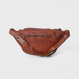 Spaghetti Western Fanny Pack Genuine Leather Women Bag Handbag Purse