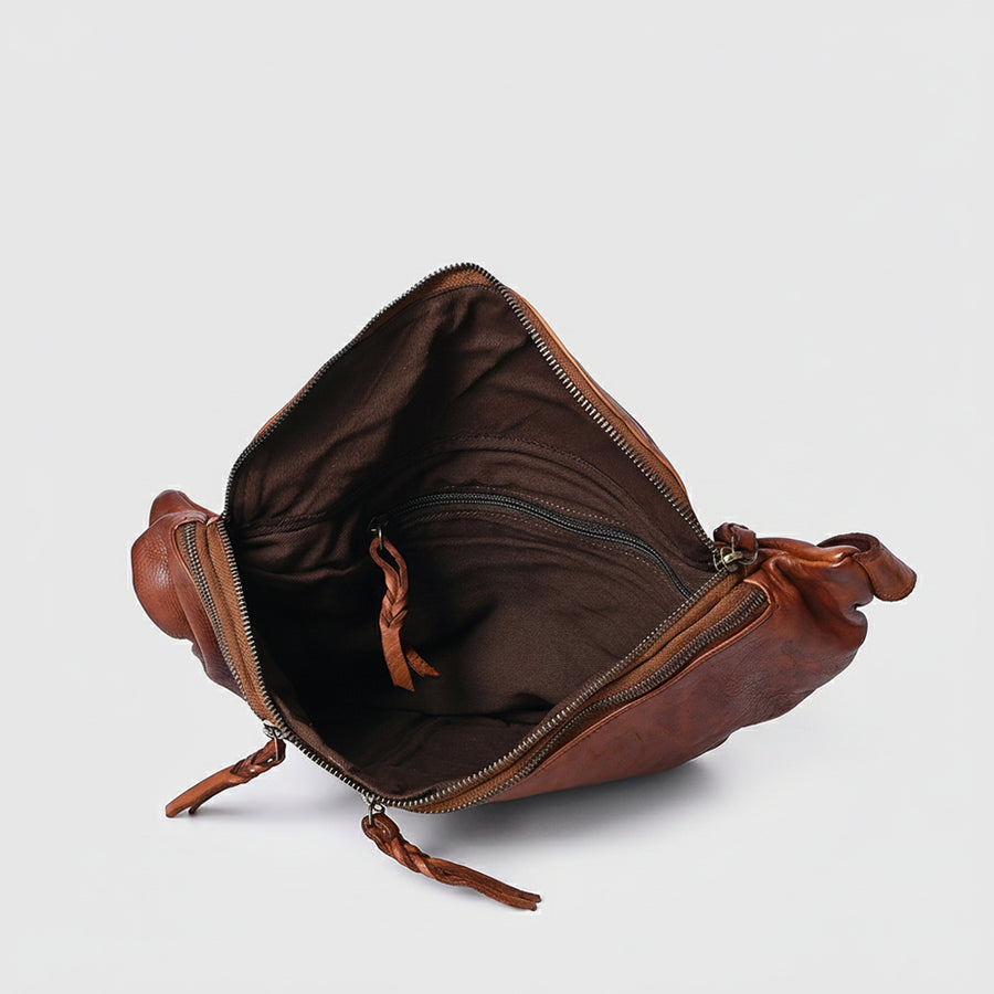 Spaghetti Western Fanny Pack Genuine Leather Women Bag Handbag Purse