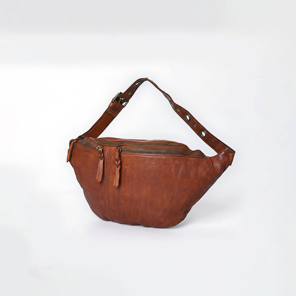 Spaghetti Western Fanny Pack Genuine Leather Women Bag Handbag Purse - Uhorse