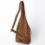 American Darling Sling Genuine Leather Women Bag Western Handbag Purse