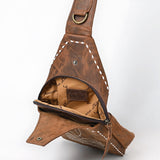 American Darling Sling Genuine Leather Women Bag Western Handbag Purse