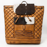 American Darling Backpack Hair On Genuine Leather Western Women Bag Handbag Purse | for Laptop School