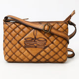 American Darling Crossbody Full Grain Genuine Western Leather Women Bag | Handbag Purse for Cute