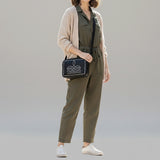 American Darling Camera Bag Genuine Western Leather Women | Handbag Handmade Shoulder for Suede Festival