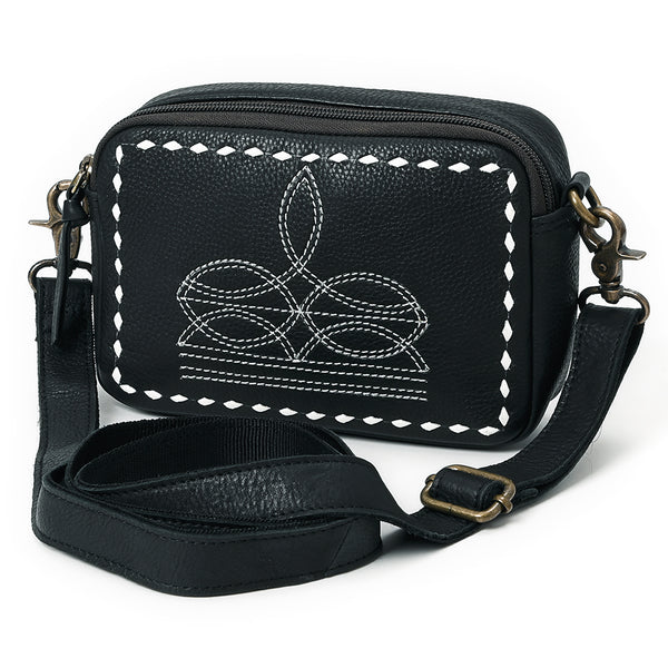 American Darling Camera Bag Genuine Western Leather Women | Handbag Handmade Shoulder for Suede Festival - Uhorse