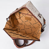 American Darling Crossbody Hand Tooled Genuine Hair On Leather Women