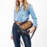 American Darling Clutch Hand Tooled Genuine Leather Women Bag W.