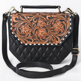 American Darling Clutch Hand Tooled Genuine Leather Women Bag W.