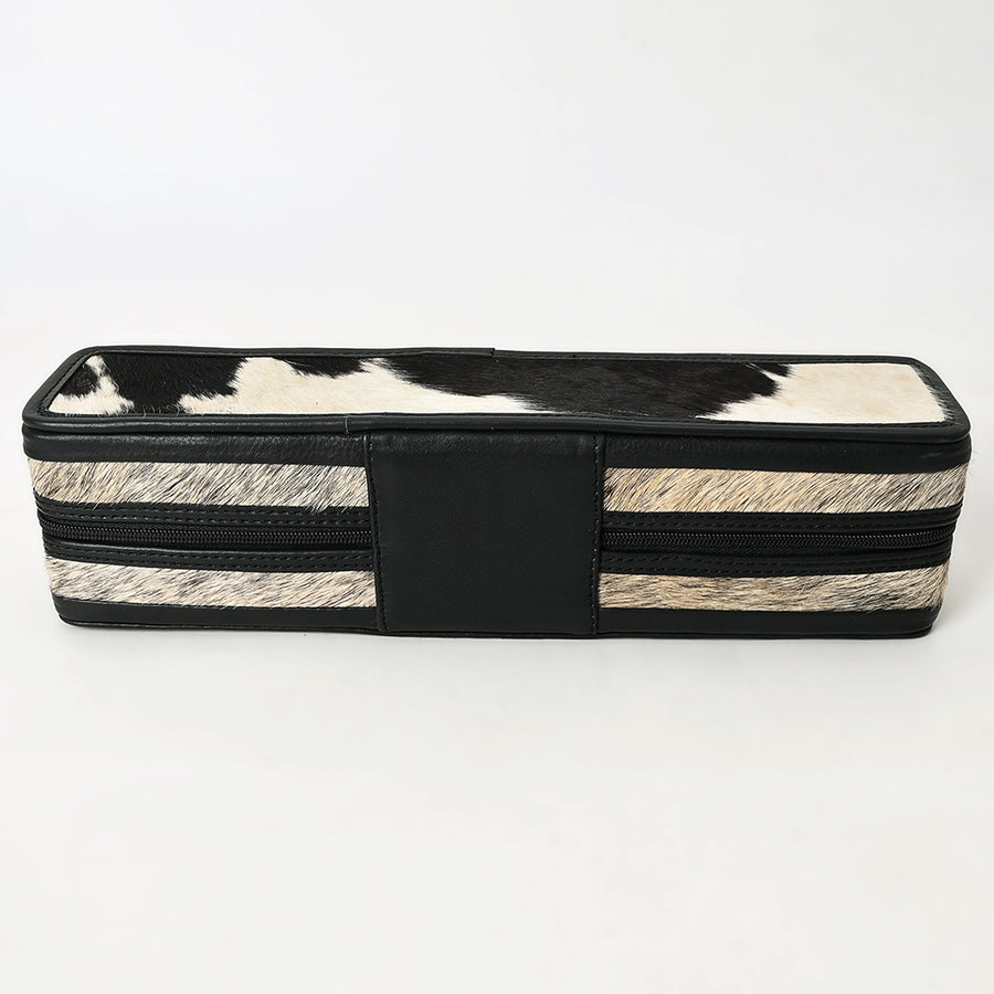 American Darling Hair accessories Bag Hair-On Cowhide Genuine Leather Western Organizer Travel Case with YKK Zipper