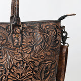 ADBG1519A Tote Hand Tooled Genuine Western Leather Women Bag