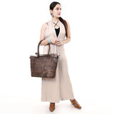 ADBG1519A Tote Hand Tooled Genuine Western Leather Women Bag