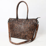 ADBG1519A Tote Hand Tooled Genuine Western Leather Women Bag