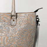 ADBG1519B Tote Hand Tooled Genuine Western Leather Women Bag