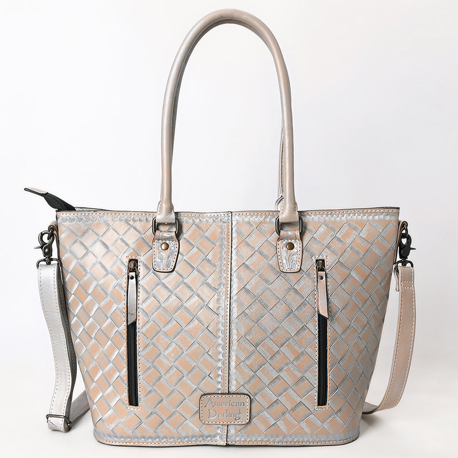 American Darling Western Tote Bag – Genuine Leather Hand-Tooled Design, Spacious Everyday Tote, Premium Craftsmanship & Durable Build