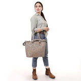 ADBG1519B Tote Hand Tooled Genuine Western Leather Women Bag