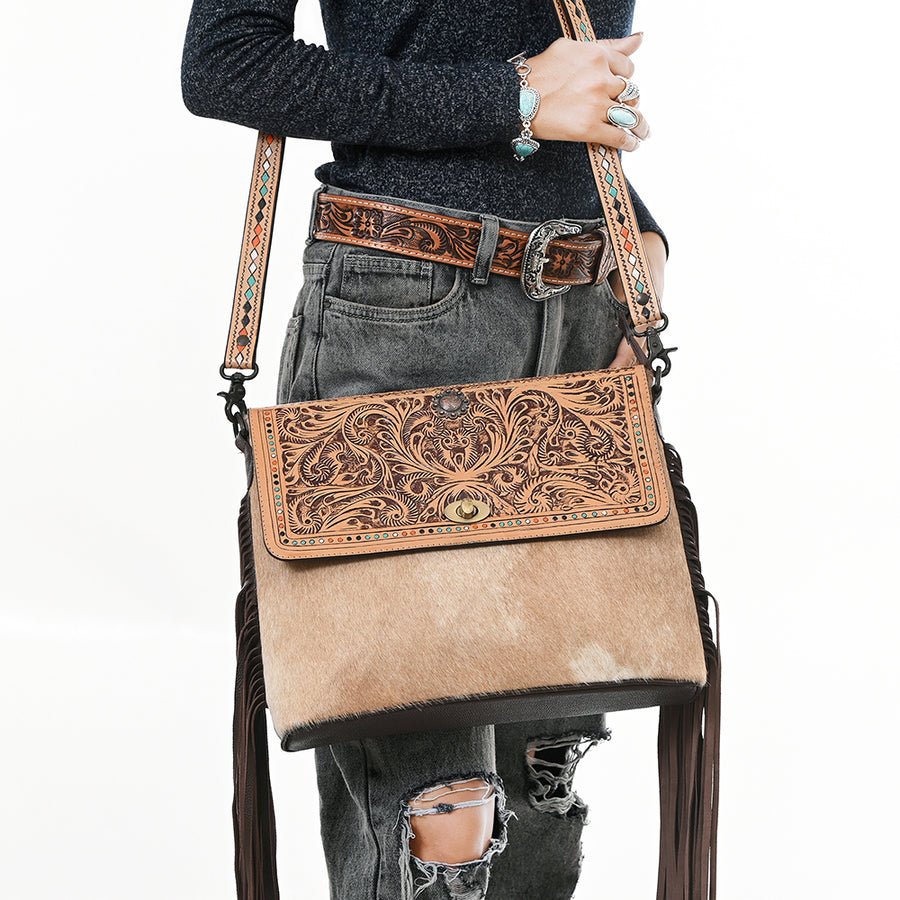 OHLAY Cross Body Genuine Leather women bag western SKBZ160