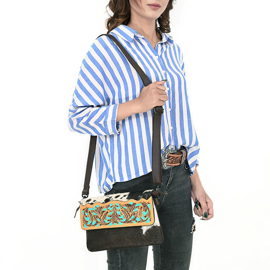 OHLAY Clutch Genuine Leather women bag western SKBZ163