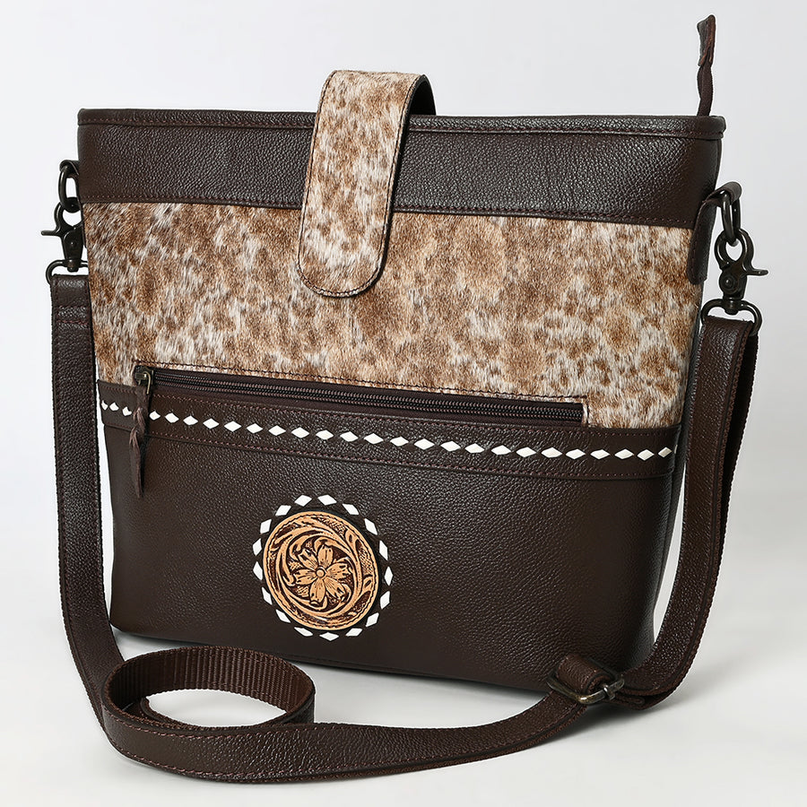 OHLAY Large Crossbody Genuine Leather women bag western SKBZ168 – by Hilason – Cowboy and equestrian accessories