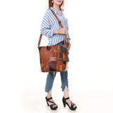 OHLAY Tote Genuine Leather women bag western SKBZ174