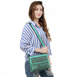 American Darling Crossbody Beautifully Hand Tooled Genuine Leather Western Women Bag Handbag Purse |