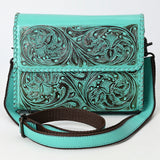 American Darling Crossbody Beautifully Hand Tooled Genuine Leather Western Women Bag Handbag Purse |