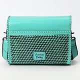 American Darling Crossbody Beautifully Hand Tooled Genuine Leather Western Women Bag Handbag Purse |