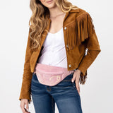 American Darling Suede Bag Genuine Leather Fanny Pack Bag – Hilason