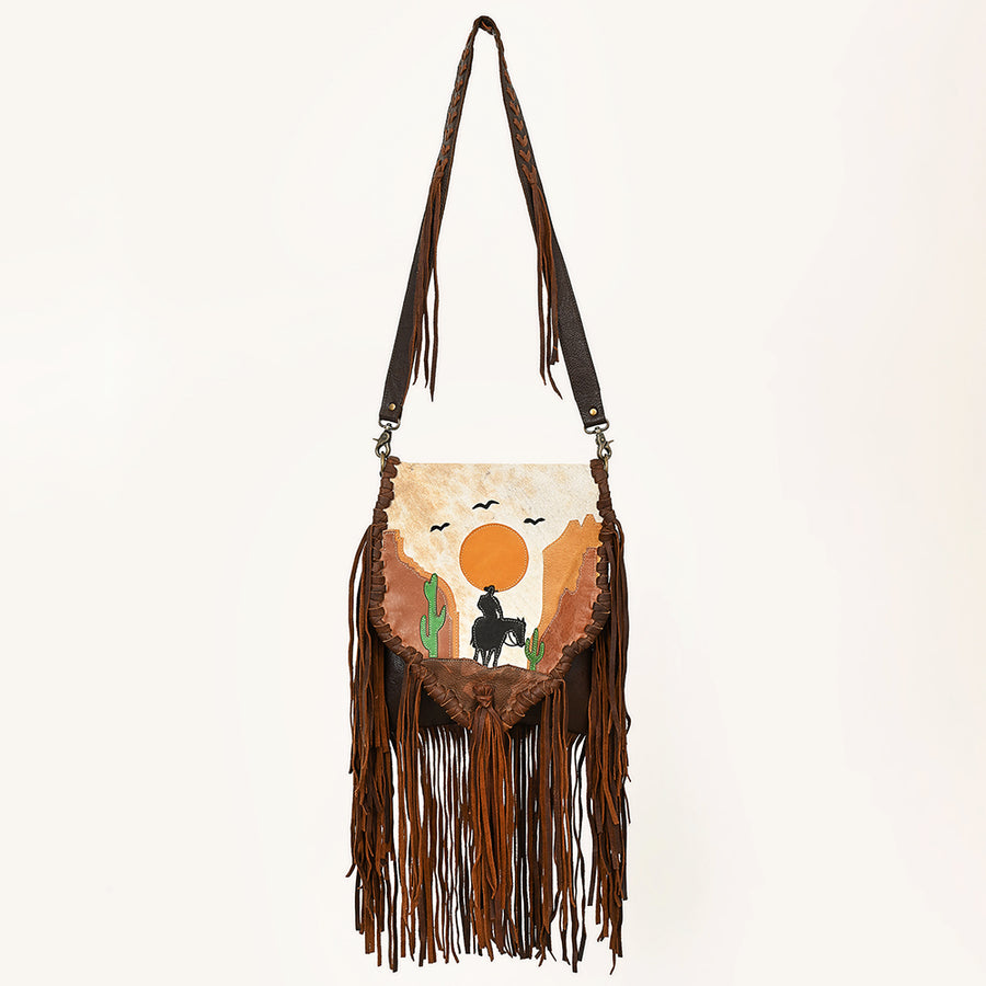 American Darling Messenger Full Grain Genuine Leather Western Women Bag | Handbag Purse Bags for Cute