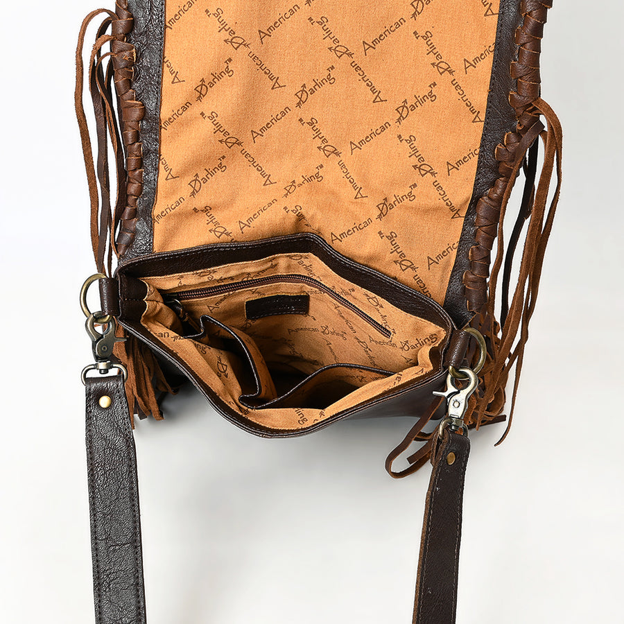 American Darling Messenger Full Grain Genuine Leather Western Women Bag | Handbag Purse Bags for Cute