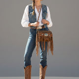 American Darling Clutch Full Grain Genuine Leather Western Women Bag | Handbag Purse Bags for Cute