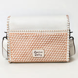 American Darling Crossbody Beautifully Hand Tooled Genuine Leather Western Women Bag Handbag Purse |