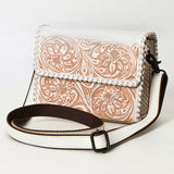 American Darling Crossbody Beautifully Hand Tooled Genuine Leather Western Women Bag Handbag Purse |