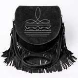 American Darling Crossbody Genuine Suede Leather women bag western