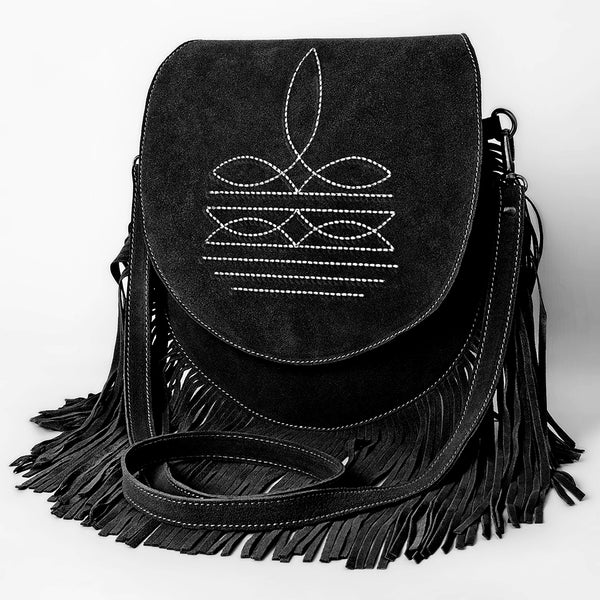 American Darling Crossbody Genuine Suede Leather women bag western by Hilason – Cowboy and equestrian accessories