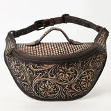 American Darling Fanny Pack Hand Tooled Genuine Western Leather Women Bag Handbag Purse |