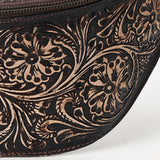 American Darling Fanny Pack Hand Tooled Genuine Western Leather Women Bag Handbag Purse |