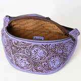 American Darling Fanny Pack Hand Tooled Genuine Western Leather Women Bag Handbag Purse |