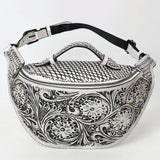 American Darling Fanny Pack Hand Tooled Genuine Western Leather Women Bag Handbag Purse |