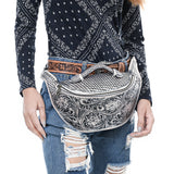 American Darling Fanny Pack Hand Tooled Genuine Western Leather Women Bag Handbag Purse |