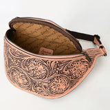 American Darling Fanny Pack Hand Tooled Genuine Western Leather Women Bag Handbag Purse |