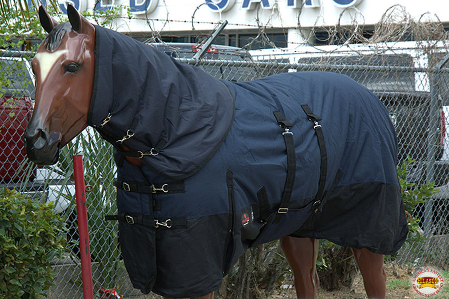 HILASON 1200D Waterproof Winter Horse Blanket Neck Cover Belly Wrap | Turnout Blankets for Horses