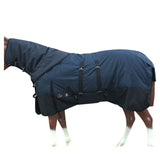 75" Hilason 1200D Waterproof Winter Horse Turnout Blanket Neck Cover Belly Wrap - Uhorse